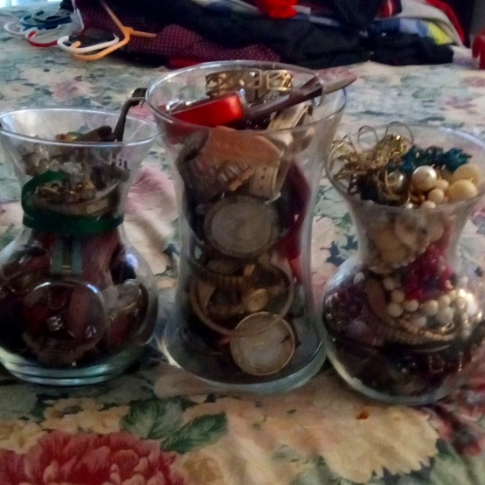 Jewelry jar lot